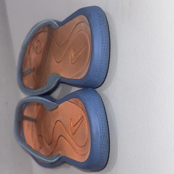 Nike 2007 Multicolor Comfort Footbed Logo Casual Athletic Flip Flops Size 6Y - Picture 7 of 14